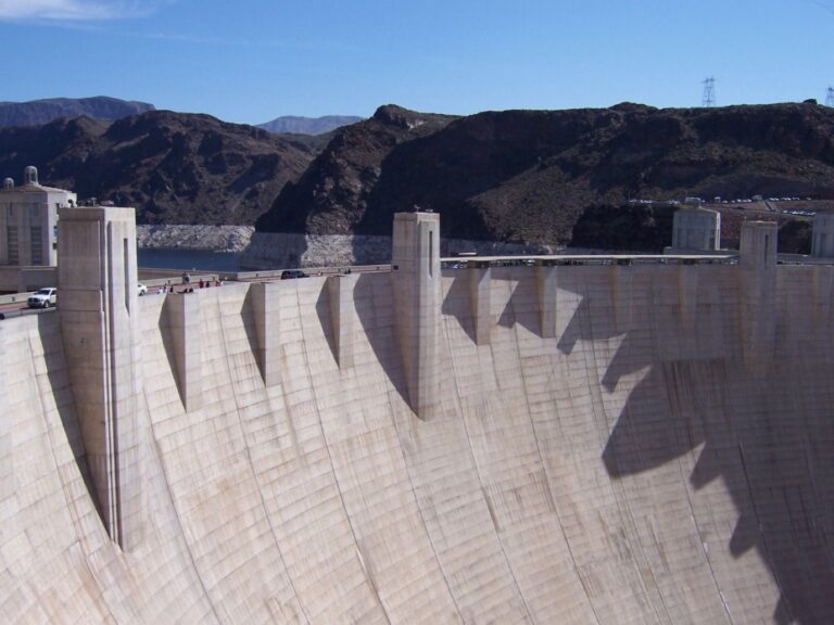 Hoover Dam concrete structure